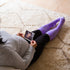 Purple Stripes Cotton Energy Socks
